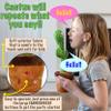 Tiny Tots Toys Dancing Cactus Mimicking Toy for Baby - Talking Cactus That Mimics and Sings - 125 Songs 35 Nursery Rhymes for Toddlers and Up | Repeats, Mimics and Wiggles with Dazzling LED Lights view 2