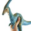 Curious Minds Busy Bags 1 Large Soft-Feel Dinosaur Toy - 12" Long Safe, Flexible, Soft, Big Parasaurolophus Dinosaur Figurine - No Sharp Edges - Lightweight - Dinosaur Lover Gift view 1