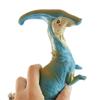 Curious Minds Busy Bags 1 Large Soft-Feel Dinosaur Toy - 12" Long Safe, Flexible, Soft, Big Parasaurolophus Dinosaur Figurine - No Sharp Edges - Lightweight - Dinosaur Lover Gift view 3