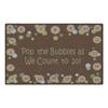 Sprogs Pop The Bubbles Washable Rug (5' W x 8' L) - Earthtone Colors view 1