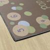 Sprogs Pop The Bubbles Washable Rug (5' W x 8' L) - Earthtone Colors view 3