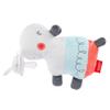 Fehn 059342 Hippo Pacifier Toy with Rattle and Pacifier Holder, Suitable for All Pacifiers for Babies and Toddlers from 0 Months view 2
