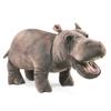Folkmanis Baby Hippo Hand Puppet,Gray view 1