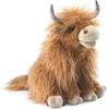 Folkmanis Highland Cow Hand Puppet, Brown view 1
