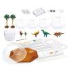 4M Crystal Growing - Dino Crystal Growing Kit - Explore Science, Creativity, and STEM Learning with a Vibrant Terrarium Kit, Custom Colors, and a Fun Dinosaur-Themed Adventure view 2