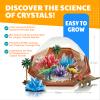 4M Crystal Growing - Dino Crystal Growing Kit - Explore Science, Creativity, and STEM Learning with a Vibrant Terrarium Kit, Custom Colors, and a Fun Dinosaur-Themed Adventure view 3