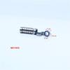 DINGGUANGHE-CUP Power Transmission Products MR74RS L-740D Color Bearing ABEC-3 (10PCS) Miniature MR74-2RS Deep Groove Ball Bearings RS MR74 2RS with Blue Sealed 4 * 7 * 2.5 mm Ball Bearings view 2