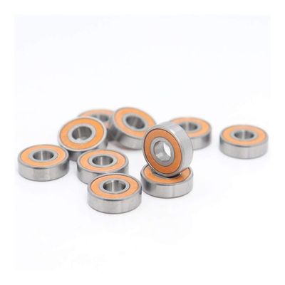DINGGUANGHE-CUP Power Transmission Products 695-2RS 695RS Bearing ABEC-3 10PCS 5x13x4 mm Miniature Ball Bearings 619/5RS Z2V1 Orange Sealed Bearing 695 2RS Ball Bearings
