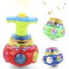 Bagged Round Luminous Toy Light Music Rotating Gyro Random Color One Pack view 1