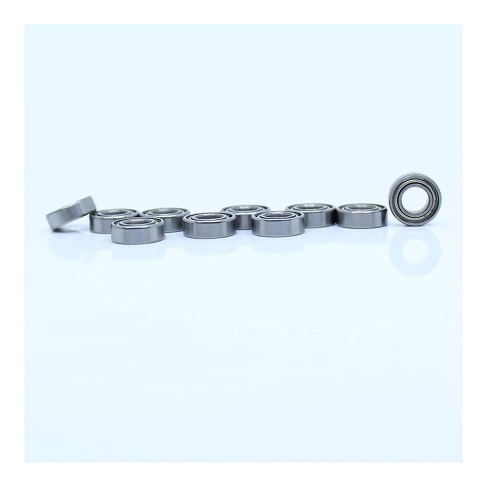 DINGGUANGHE-CUP Power Transmission Products R166ZZ ABEC-1 Bearing (10PCS) 3/16" x3/8" x1/8" inch Miniature R166 ZZ Ball Bearings for RC Model Parts Ball Bearings