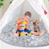 Baby Play Mat, Pop Up Play Tent Mat, Kids Padded Floor Mat Round, Anti Slip Kids Play Tents Indoor Playhouses Mat, 40"x40" Round Area Rug, Pop Up Toddlers Play Pad view 2