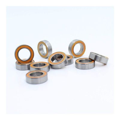 DINGGUANGHE-CUP Power Transmission Products MR106RS MR106-2RS Color Bearing ABEC-3 (10PCS) 6X10X3 mm Miniature Ball Bearings Orange Sealed MR106 2RS Bearing Ball Bearings