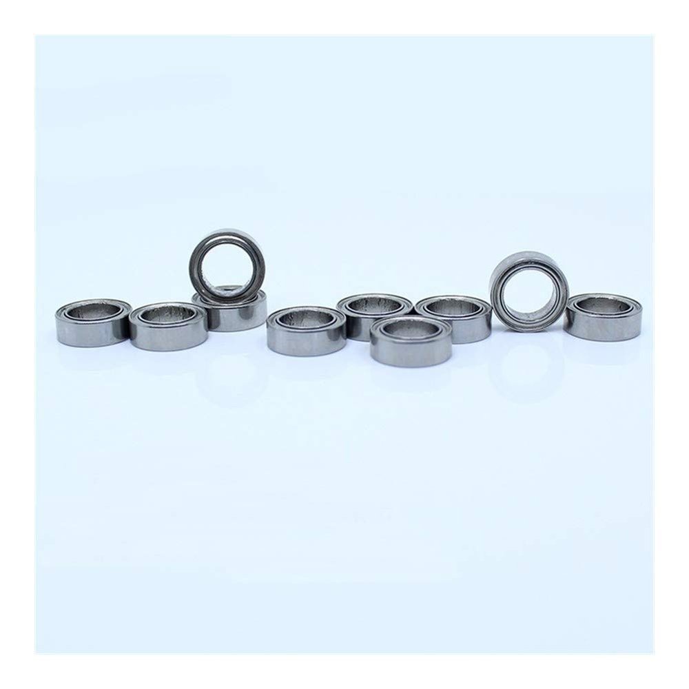 DINGGUANGHE-CUP Power Transmission Products R168ZZ R168 ZZ Bearing ABEC-1 (10PCS) 1/4" x3/8" x1/8" inch Miniature Ball Bearings for RC Model Parts Ball Bearings
