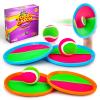 Toss and Catch Ball Game Set - Outdoor & Indoor Activity Toys for Kids - Sticky Paddle Ball Toy for Boys Girls 3 4 5 6 7 8-12 Year Old - Great Games for Beach Pool Yard - Birthday Valentines Day Gifts view 1