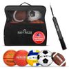 Easy Play Sports and Outdoors - Complete Sports Balls w/Bag, Pump for Boys - Kickball, Volleyball, Soccer Ball, Football, Basketball - Outdoor Play view 1