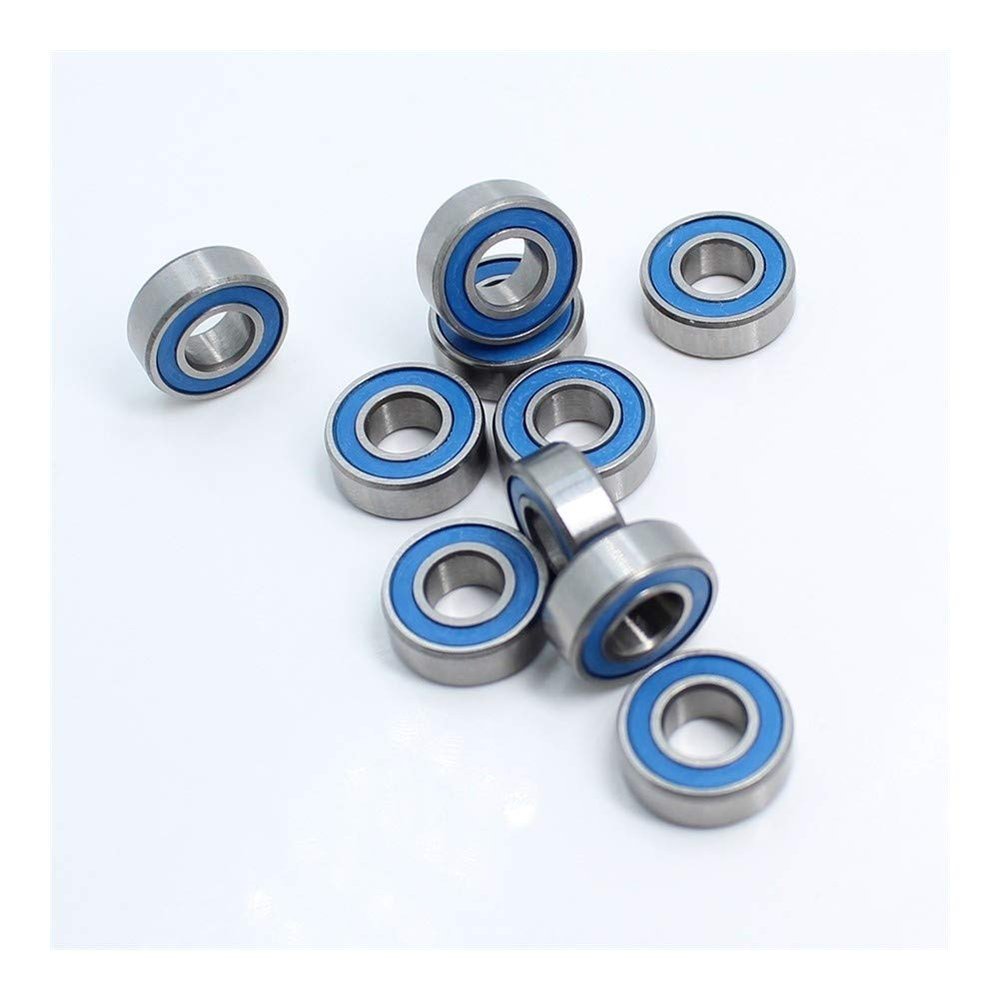 DINGGUANGHE-CUP Power Transmission Products MR115RS MR115-2RS Bearing ABEC-3 (10PCS) 5X11X4 mm Miniature Ball Bearings Blue Sealed MR115 2RS Bearing Ball Bearings