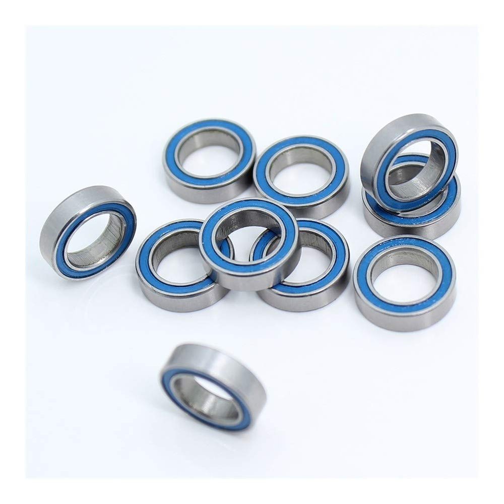DINGGUANGHE-CUP Power Transmission Products MR117-2RS MR117 2RS Color Bearing ABEC-3 7x11x3 mm Miniature MR117RS Ball Bearings Blue Sealed Bearing 10PCS Ball Bearings