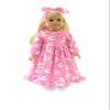 American Fashion World Pink Lamb Nightgown Pajamas for 18-Inch Dolls | Premium Quality & Trendy Design | Dolls Clothes | Outfit Fashions for Dolls for Popular Brands view 1