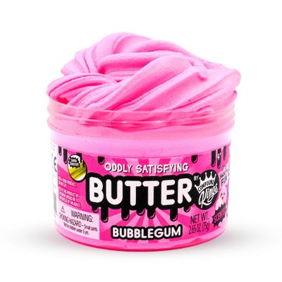 Compound Kings Butter Slime Single Jar Pink Bubble Gum, Stocking Stuffer for Boys and Girls Sensory Fun Gift
