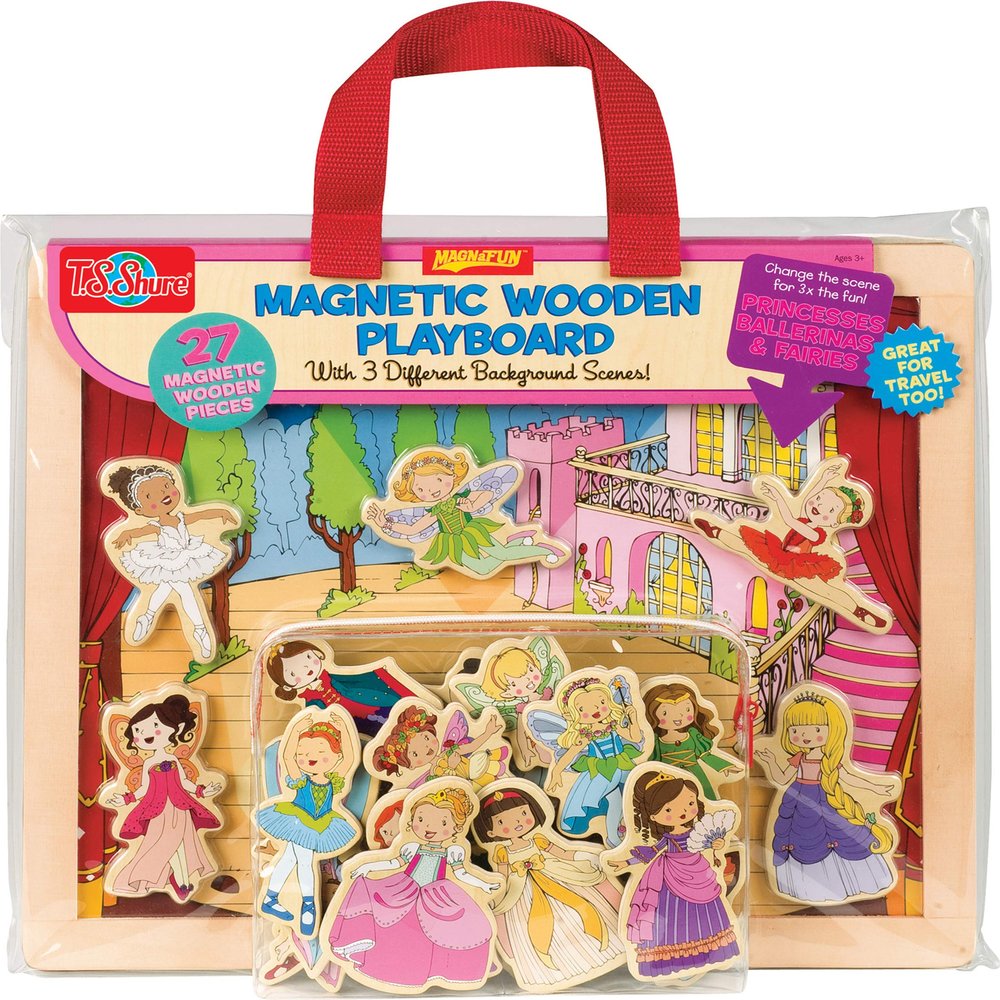Bendon Princess, Fairies and Ballet Magnetic Playboard TS Shure 50445, Multicolor