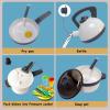 Kids Kitchen Toy Cookware with Play Food Toy Set,Kitchen Play Accessories with Pots and Pans,Cutting Food Toy Utensils,Play Dishes Learning Toys Gift for Toddlers Boys Girls(72 PCS) view 2