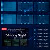 1230 PCS Glow in The Dark Stars Wall Stickers, 3D Adhesive Dots Decor Starry Sky Decor for Kids Bedroom, Beautiful Wall Decals (Blue) view 1