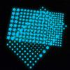 1230 PCS Glow in The Dark Stars Wall Stickers, 3D Adhesive Dots Decor Starry Sky Decor for Kids Bedroom, Beautiful Wall Decals (Blue) view 2