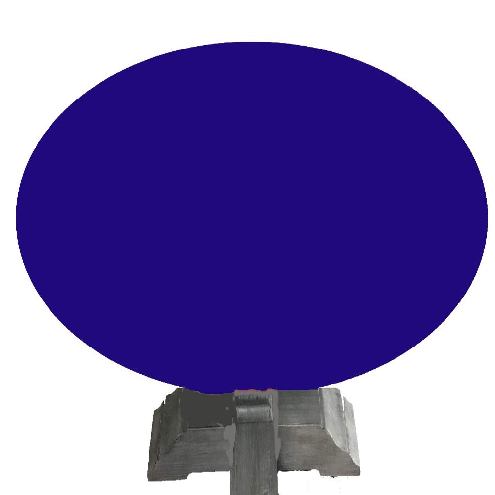 Playezze Made to Order: Poker Table Cover fits Oval/Round Table - Leaf Insert in Speed lite + pad - Felt Table Cover Alternative for Tournament Play (Blue Navy, 38 by 60 inch Oval)