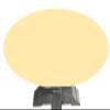 Playezze Made to Order: Poker Table Cover fits Oval/Round Table with Leaf Insert in Speed lite + pad - Felt Table Cover Alternative - Rated for Tournament Play in USA (beige, 48 by 66 inch oval) view 1