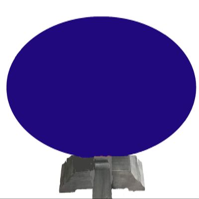 Playezze Made to Order: Poker Table Cover fits Oval/Round Table w/Leaf Insert in Speed lite + pad - Felt Table Cover Alternative - Rated for Tournament Play in USA (Blue Navy, 48 by 78 inch Oval)