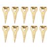 Beaupretty 10Pcs Halloween Claw Rings Full Finger Set Retro Nail Costume Jewelry for Party Dress up view 1