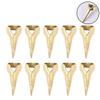 Beaupretty 10Pcs Halloween Claw Rings Full Finger Set Retro Nail Costume Jewelry for Party Dress up view 2