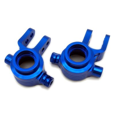 2pcs Aluminum Front Steering Blocks Axle Carrier Blue for Traxxas 1/10 Slash 4X4 Stampede 4X4 Rustler 4x4 6837