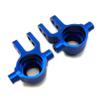 2pcs Aluminum Front Steering Blocks Axle Carrier Blue for Traxxas 1/10 Slash 4X4 Stampede 4X4 Rustler 4x4 6837 view 2