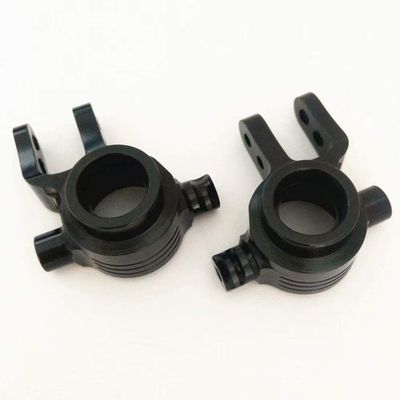 2pcs Aluminum Front Steering Blocks Axle Carrier Black for Traxxas 1/10 Slash 4X4 Stampede 4X4 Rustler 4x4 6837