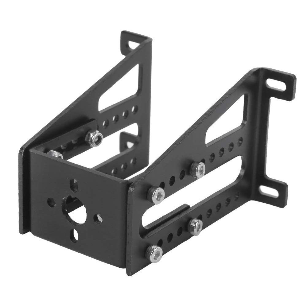 Dilwe RC Airplane Motor Mounting Support Aluminium Alloy Removable Bracket Model Parts, RC Plane Motor Stand RC Accessories(Small Type)