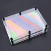 3D Pin Art Toy Rainbow Toy Home Office Desktop Educational Toy Pin Art Sculpture Toy for Kids Adults Gift(Transparent Middle) view 4