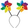 Rainbow Pinwheels Novelty Headband - 1 pc view 1