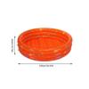ZXD ZHEXUNDIAN Rectangular Inflatable Swimming Pool Thicken PVC Paddling Pool Summer Outdoor Blow Up Pool for Adults and Kids 110/128/155CM (Color : 100x40cm4) view 2