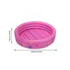 ZXD ZHEXUNDIAN Rectangular Inflatable Swimming Pool Thicken PVC Paddling Pool Summer Outdoor Blow Up Pool for Adults and Kids 110/128/155CM (Color : 100x40cm1) view 2