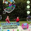 WOWMAZING Big Bubbles Refill - Concentrated Giant Bubble Solution Makes 4 Gallons | 5 Pouches for Kids Fun | USA Made view 4