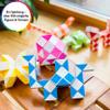 CUBIDI Magic Snake Cube | Fidget Snake Toy for Kids | Travel Toys for Kids Ages 4-8 | Great Gift for Boys and Girls Birthday, Christmas, Stocking Stuffers - 36 Blocks | 0.9 inch x 0.7 inch | Blue view 3
