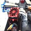 Aluminum Motor Heatsink with Cooling Fan for Arrma 1:10 KRATON 4S / BIG ROCK V3 3S / VORTEKS 3S / SENTON 3S / 1:8 VENDETTA 3S - 1 Set Silver view 4