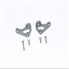Axial SCX10 III AXI03007 Upgrade Parts Aluminum Front Body Post Mount - 2Pc Set Gray Silver view 1