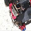 Axial SCX10 III AXI03007 Upgrade Parts Aluminum Front Body Post Mount - 2Pc Set Gray Silver view 2