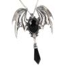 FUNZZY Halloween Bat Necklace Gothic Gemstone Pendant Neck Jewelry Cosplay Props Halloween Party Supplies view 1