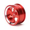 4Pcs Aluminum Alloy Wheel Hub, Wheel Hub, Accessories RC Car Parts Suitable for 94123 Touring Drift Car 1/10(Red) Car Model Accessory view 1