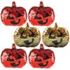 6 Pieces Flip Sequins Pumpkin Halloween Toys, Halloween Squishy Toys, Soft Stuffed Toys with Color-Changing Sequins, Fun Halloween Party Favors for Kids, Halloween Goodie Bag fillers view 1