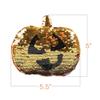 6 Pieces Flip Sequins Pumpkin Halloween Toys, Halloween Squishy Toys, Soft Stuffed Toys with Color-Changing Sequins, Fun Halloween Party Favors for Kids, Halloween Goodie Bag fillers view 3