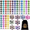 DND Dice Set  Chessex D&D TTRPG Dice  Sampler Best of Chessex 7pc (2021 Mix)  Dungeons and Dragons Dice  25 Sets  7 Dice per Set - D4 D6 D8 D10 D12 D20 D%, Various, (CHX29910) view 1